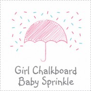 Chalkboard Baby Sprinkle